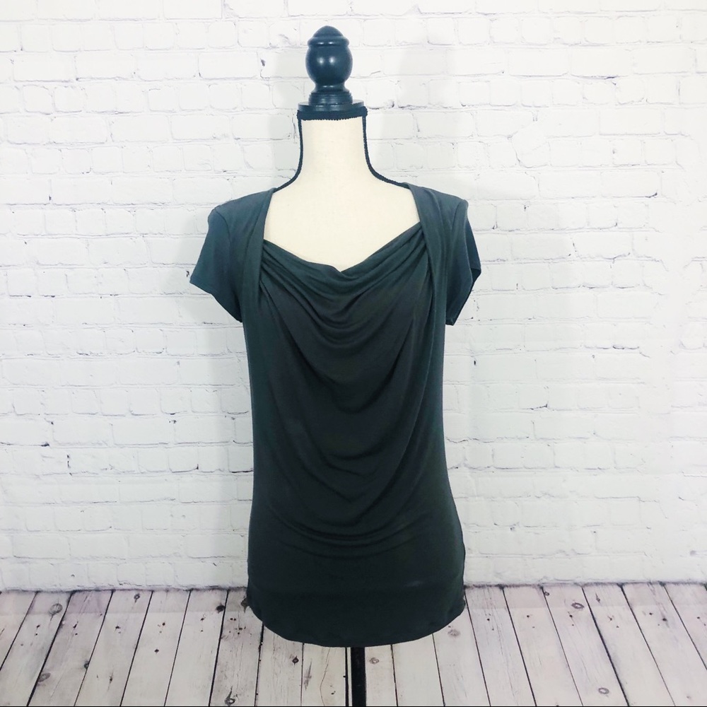 Cabi Dark Gray Blouse Size M